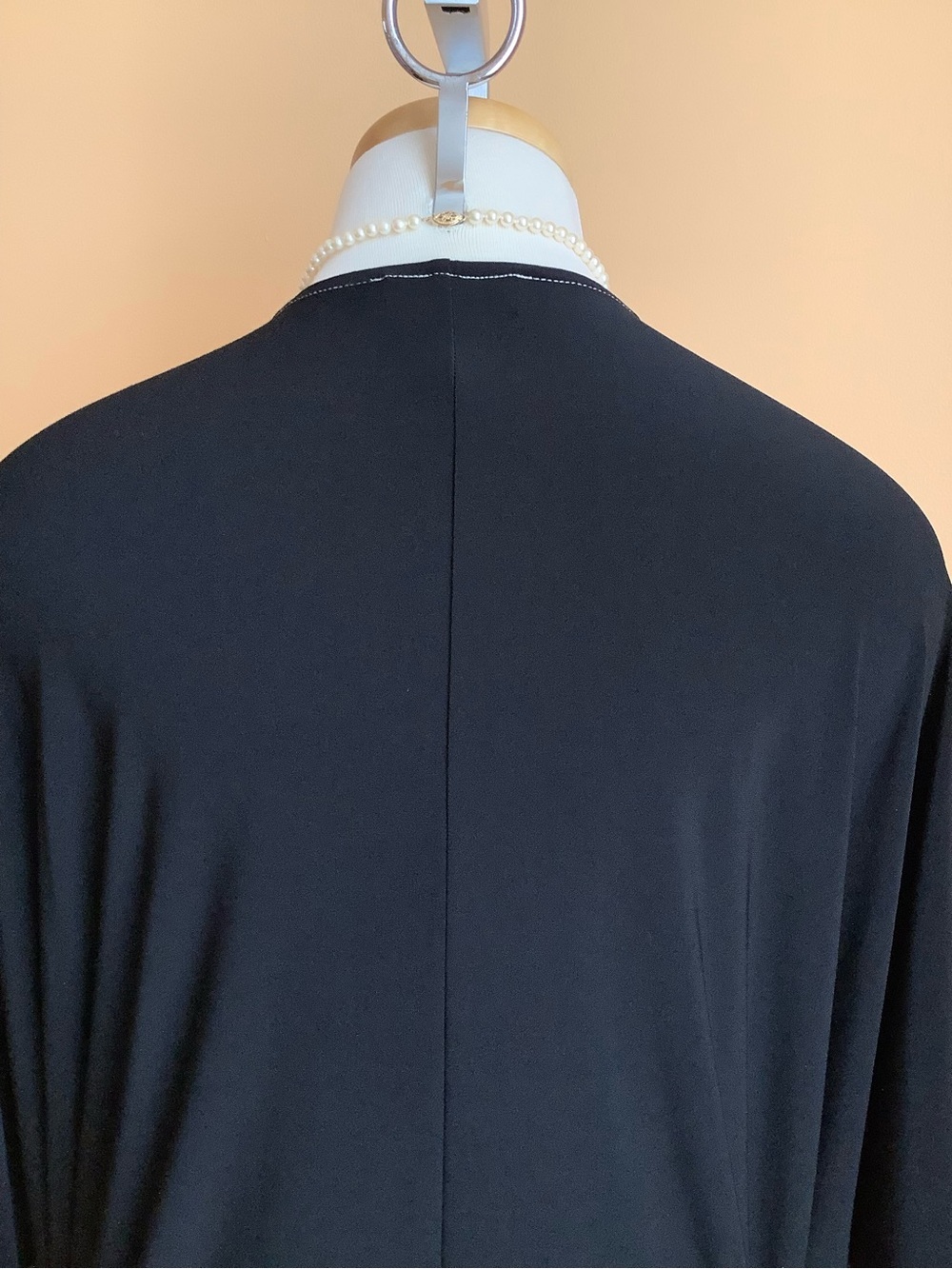 SYMPLI Matrix Cardigan Sweater Oatmeal Beige Tan Black Size 12 - Picture 8 of 14